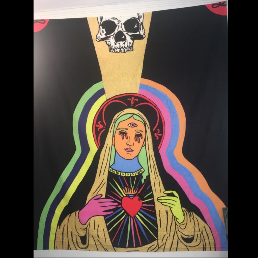 Virgin Mary Tapestry